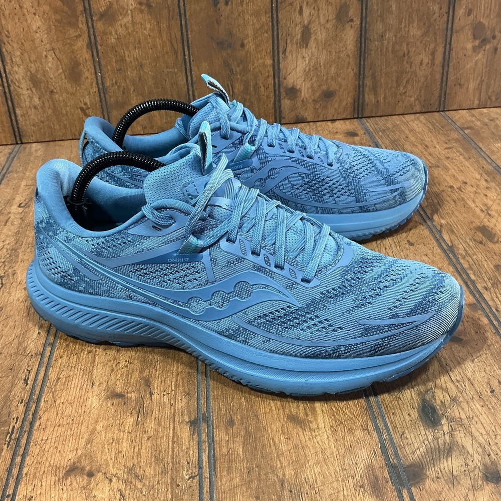 Saucony Women's Omni 21 S10762-102 Running Sneaker 'Skyway' Blue Shoes Size 10
